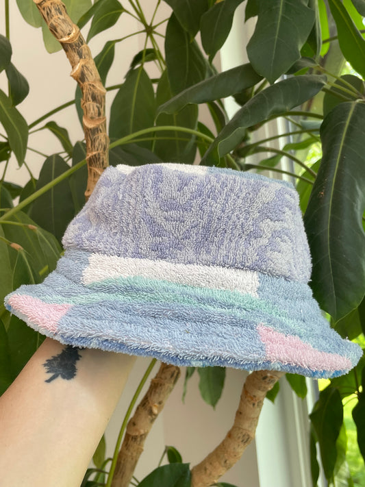 Bucket hat - Purple checker