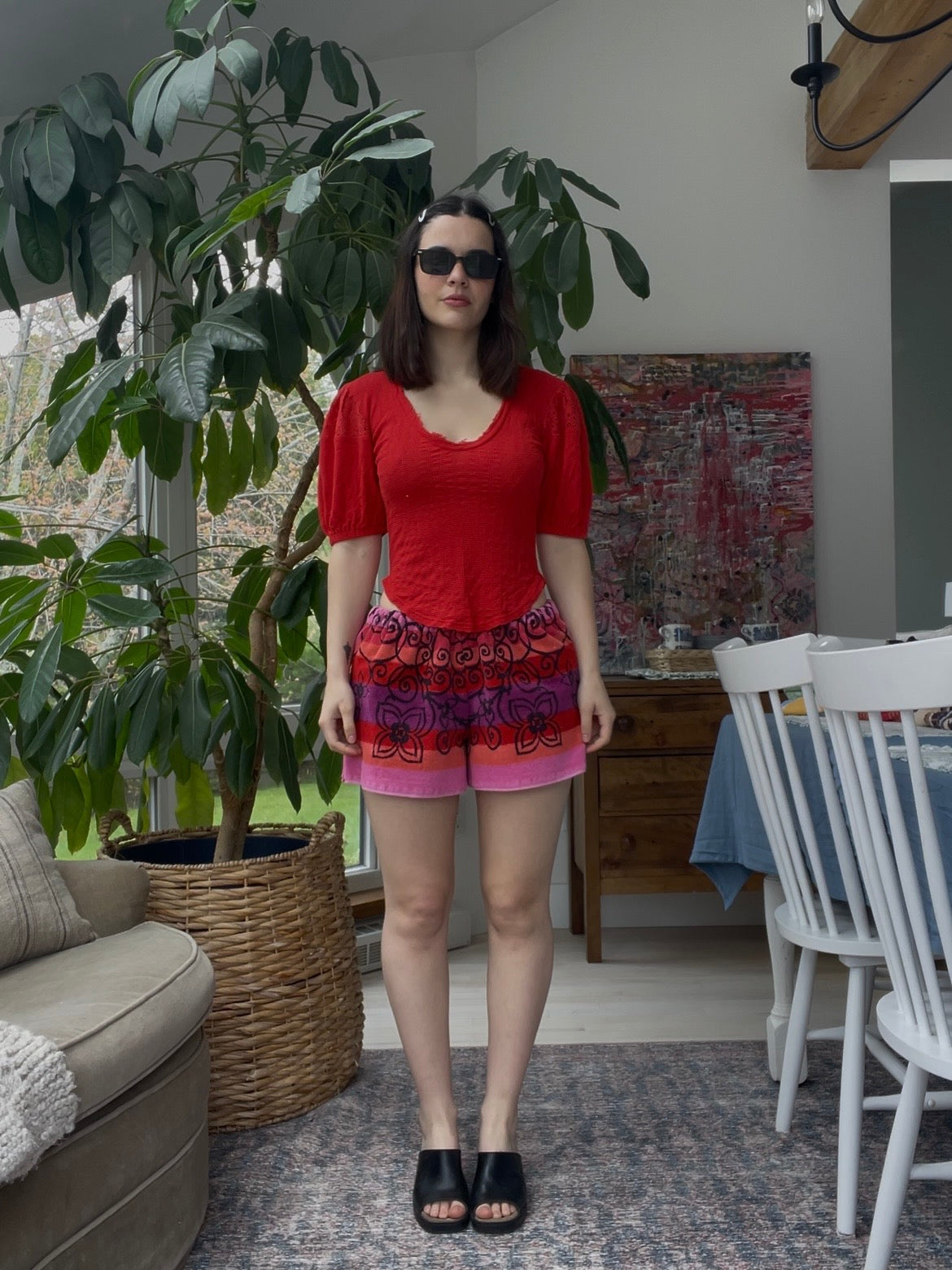 Towel short - Scarlet