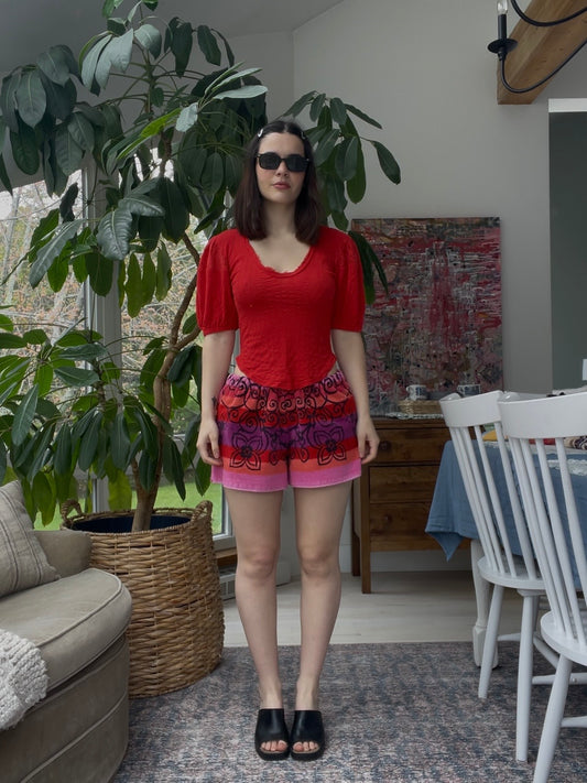 Towel short - Scarlet
