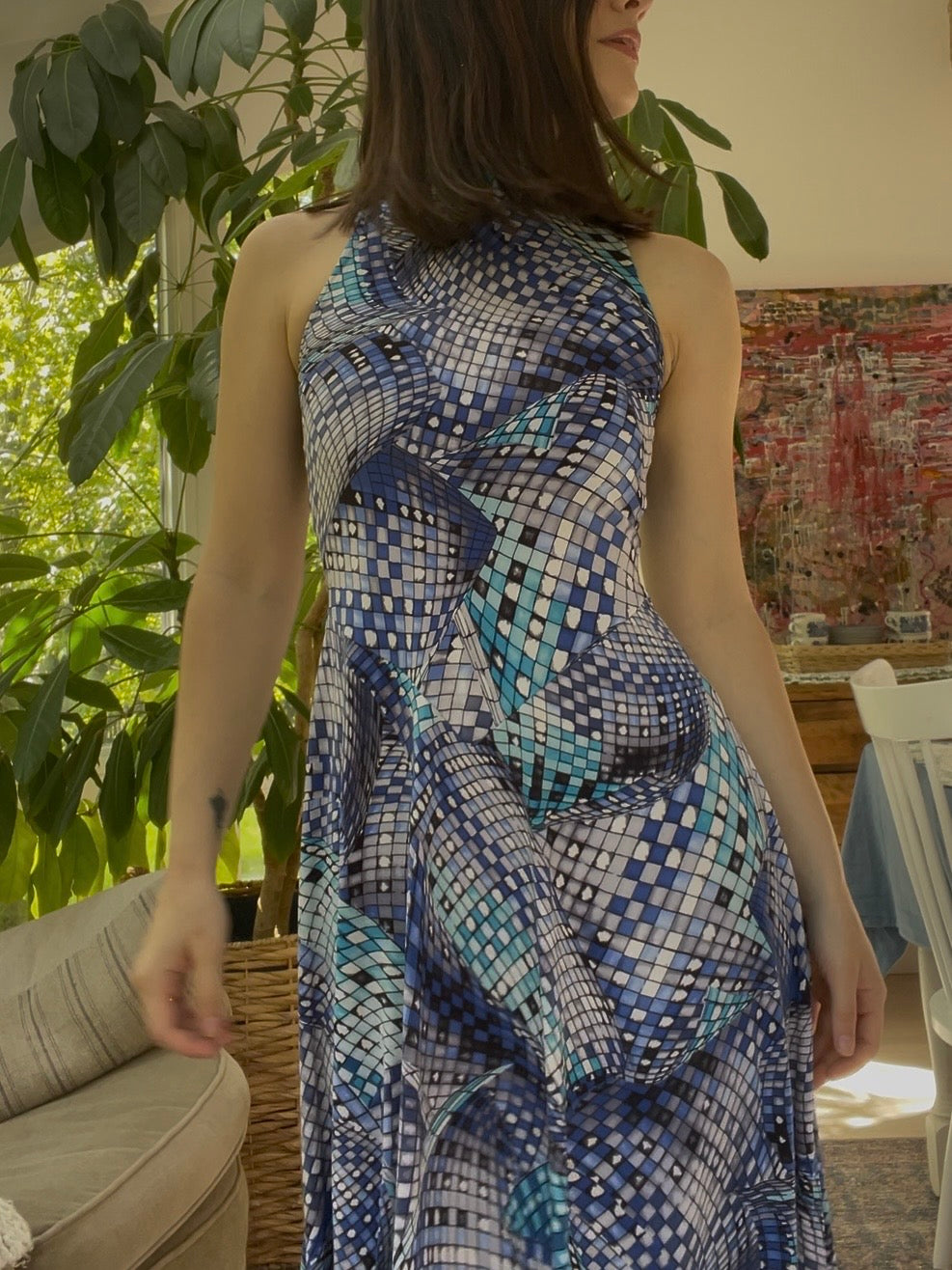 Groovy midi dress