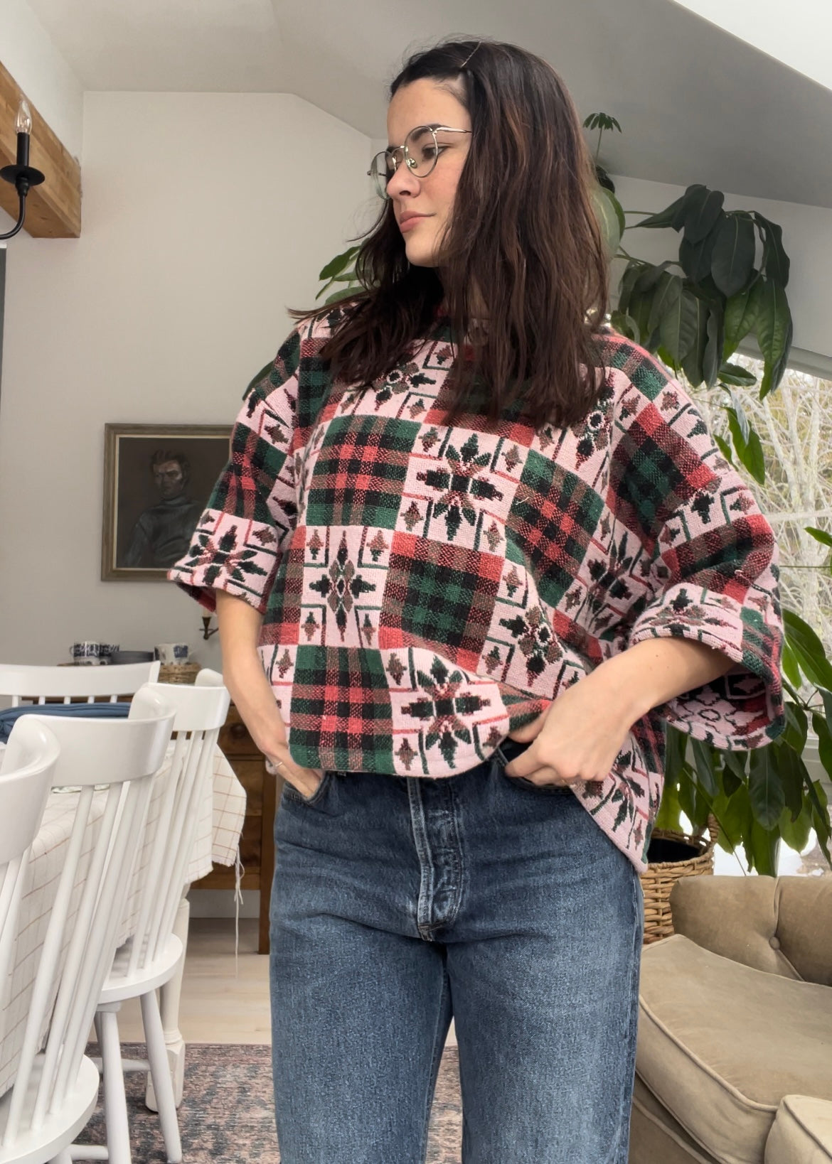 Blanket boxy tee