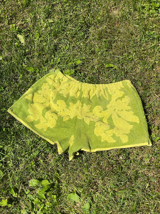 Towel short - Olive