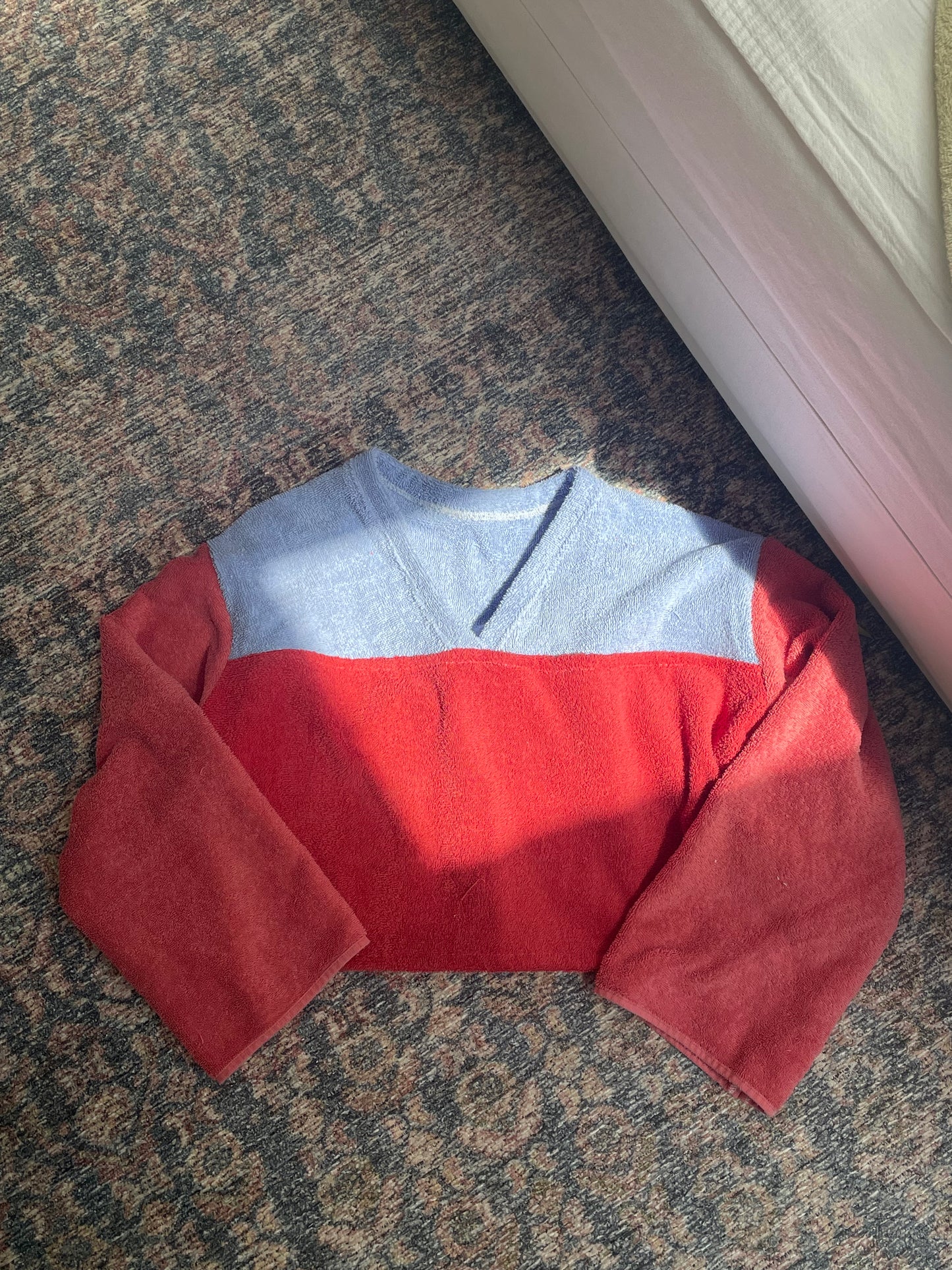 Football tee - Blue + red