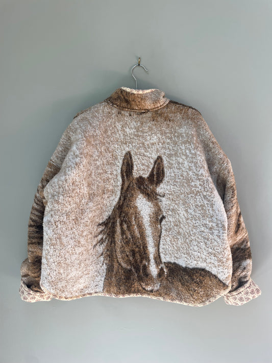 Blanket jacket - Horse girl
