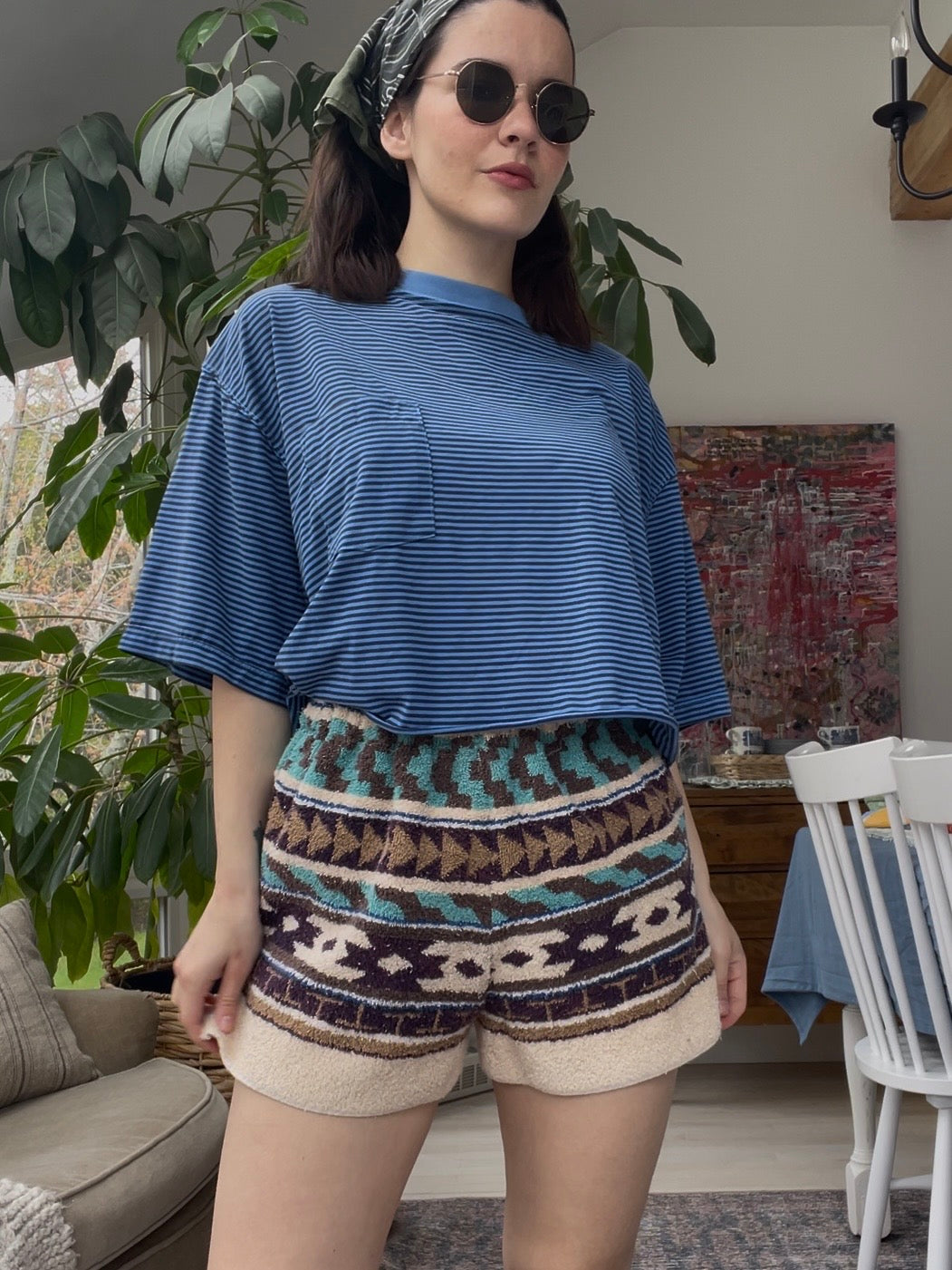 Towel short - Aztec