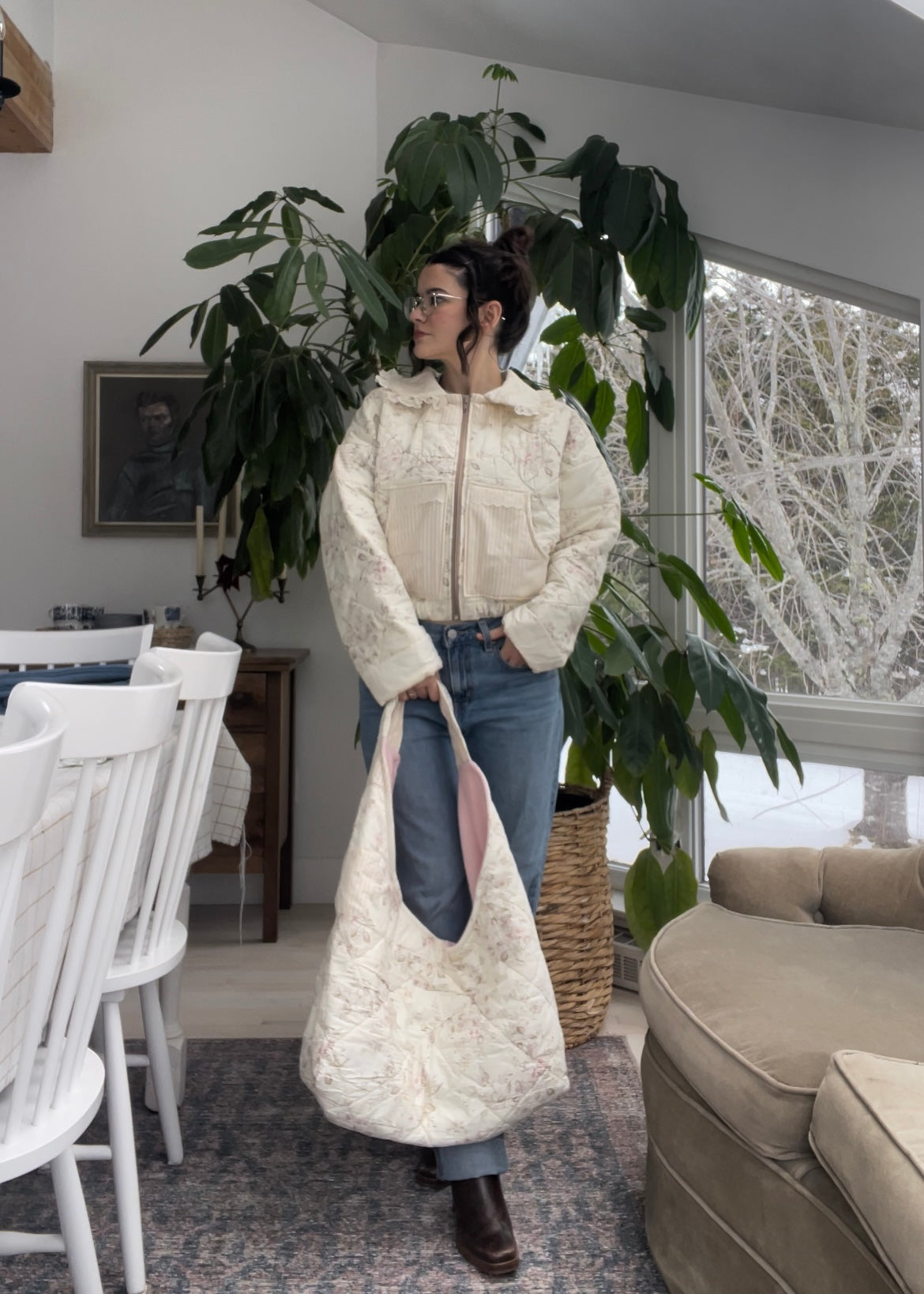 Blanket bomber - Pink quilt