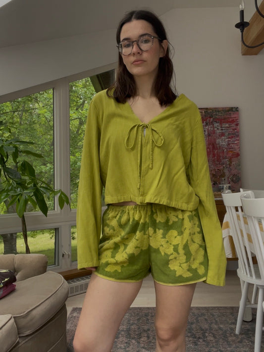 Towel short - Olive