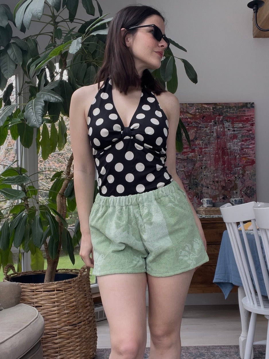 Towel short - Spring green