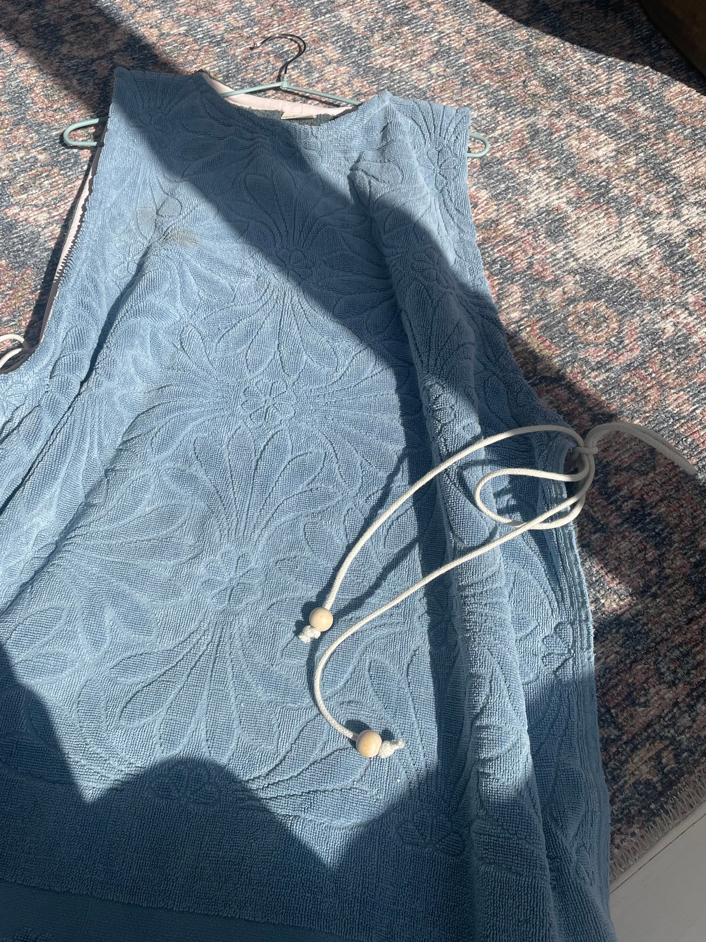 Towel coverup - Dusty blue