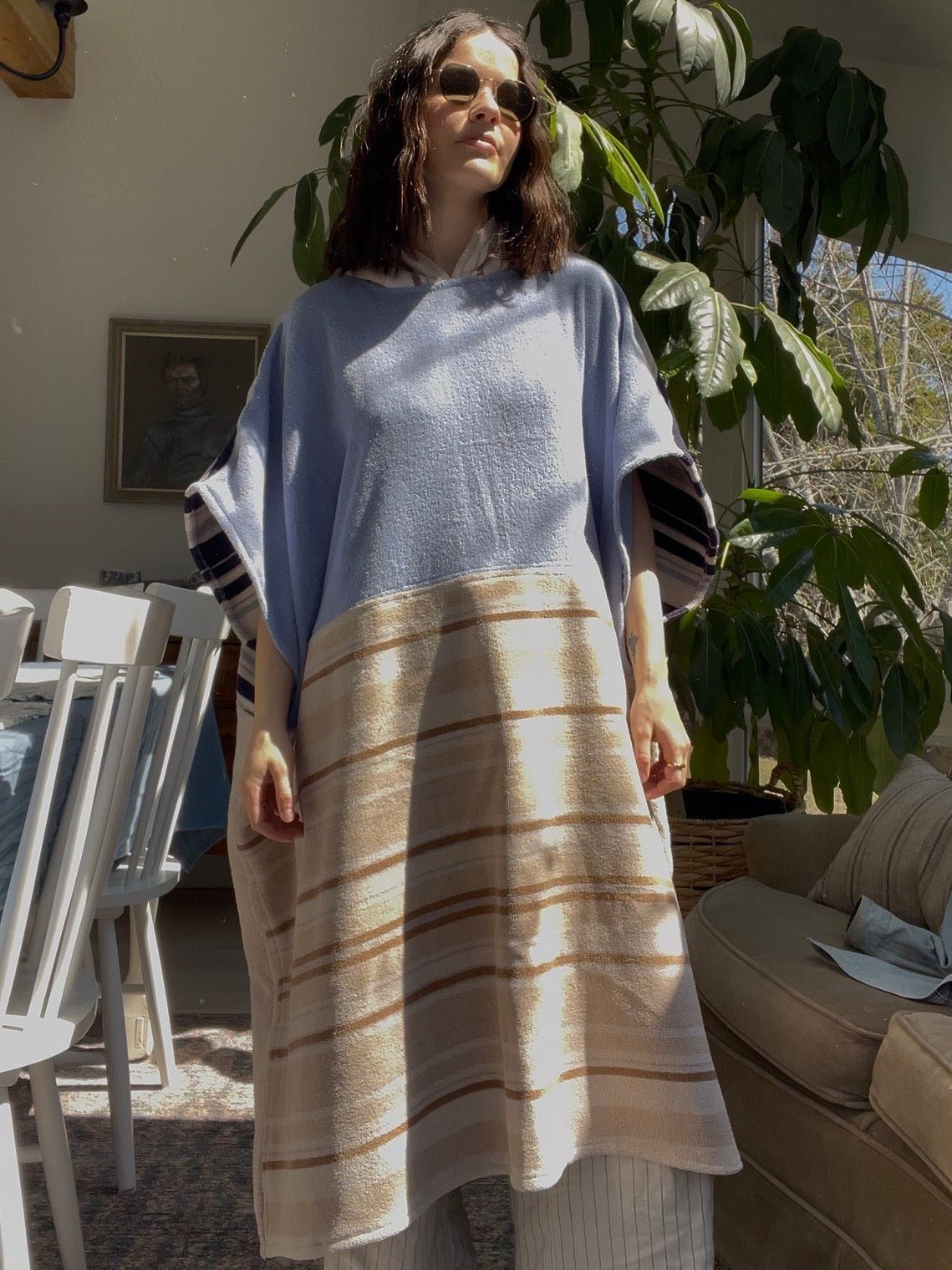 Towel poncho - Silvermist