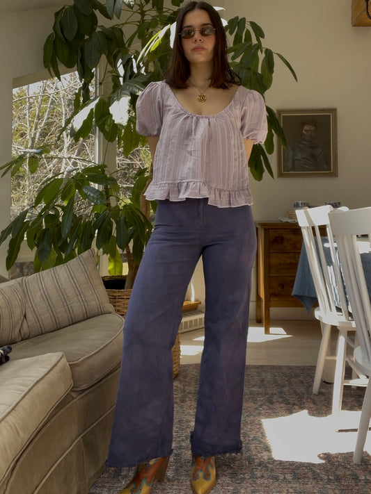 Lavender blouse