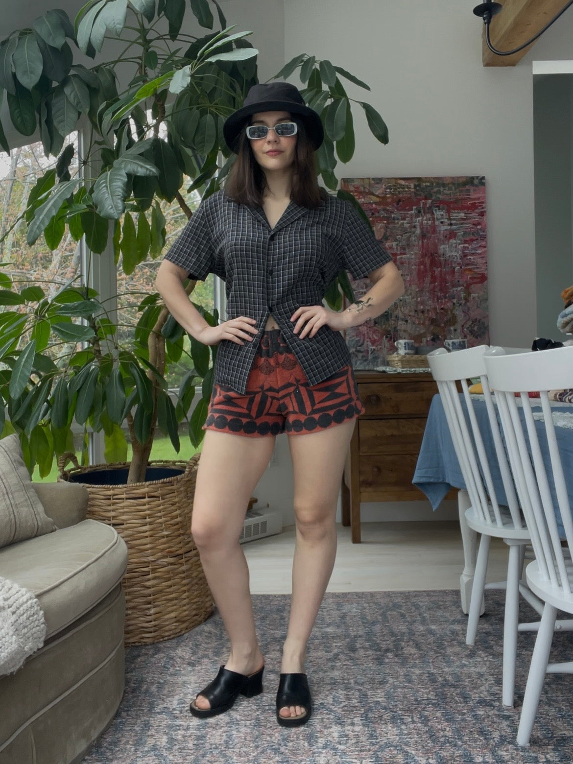 Towel short - Redwood