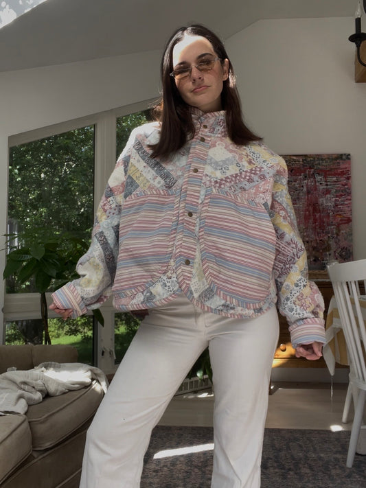 Blanket jacket - Pink lavender