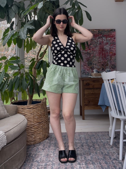 Towel short - Spring green