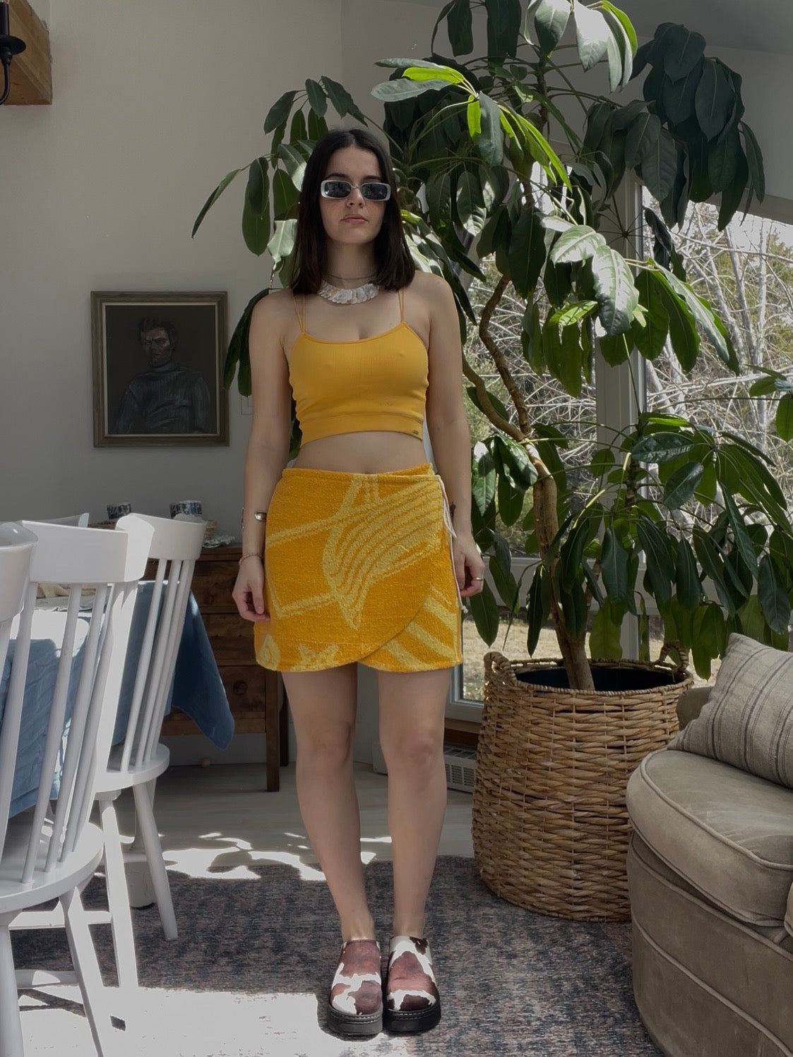 Towel skirt - Gold rush
