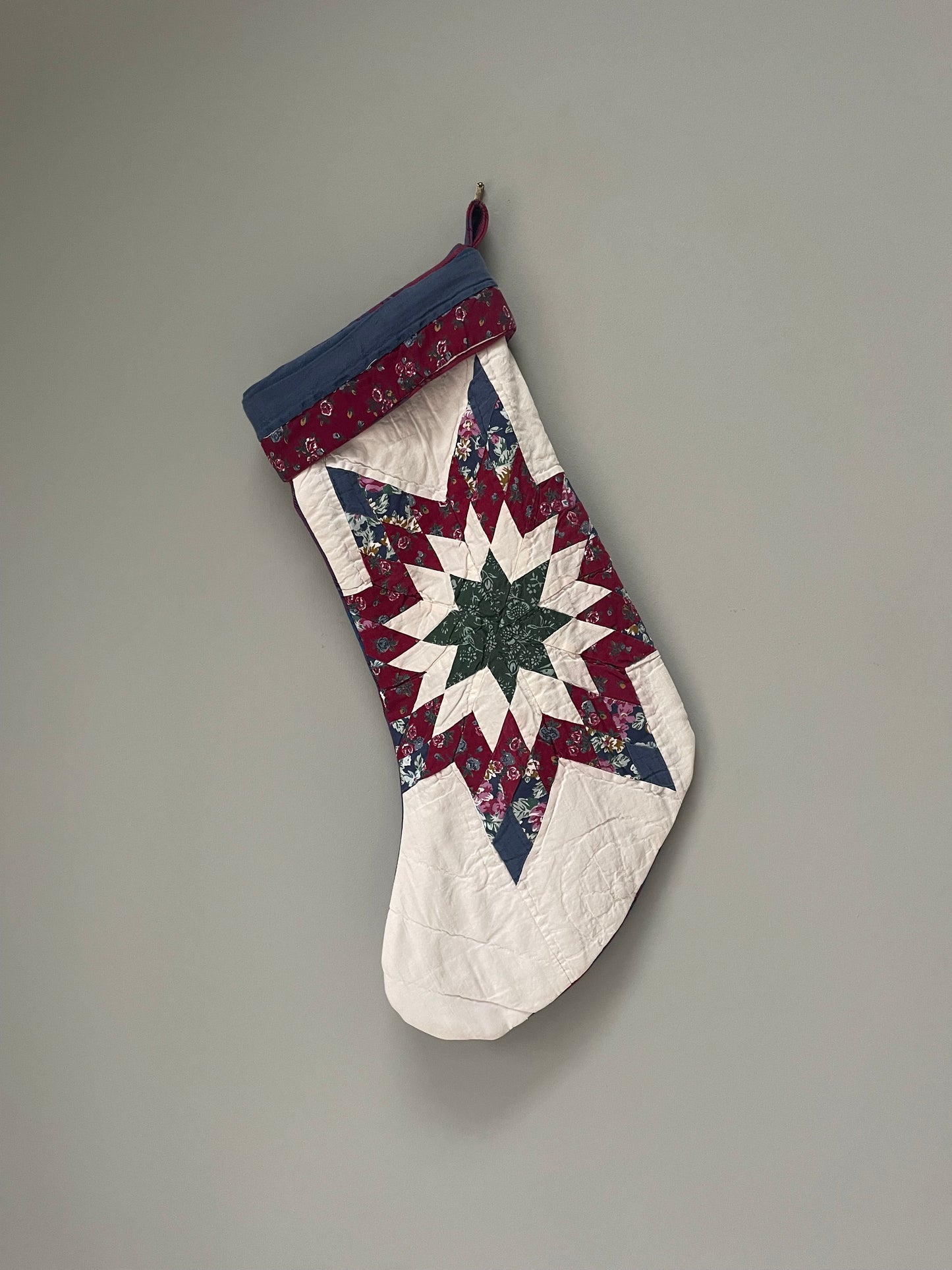 Stocking - Quilted star