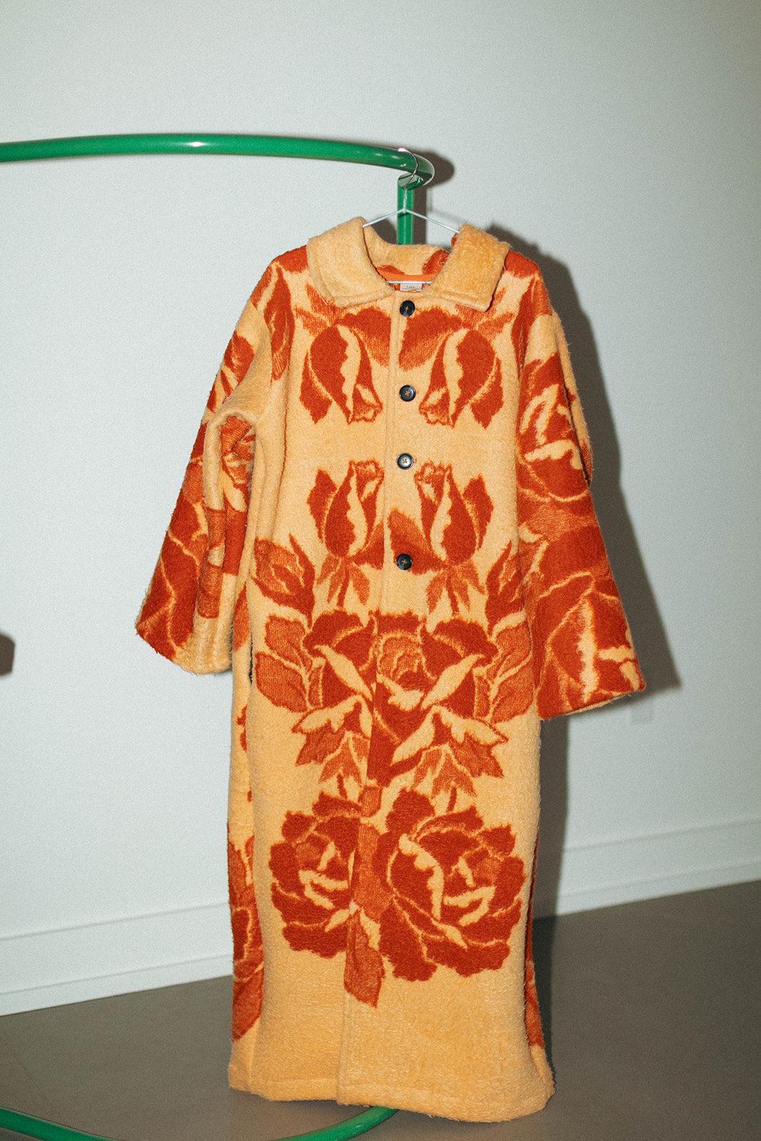 Blanket coat - Orange rose