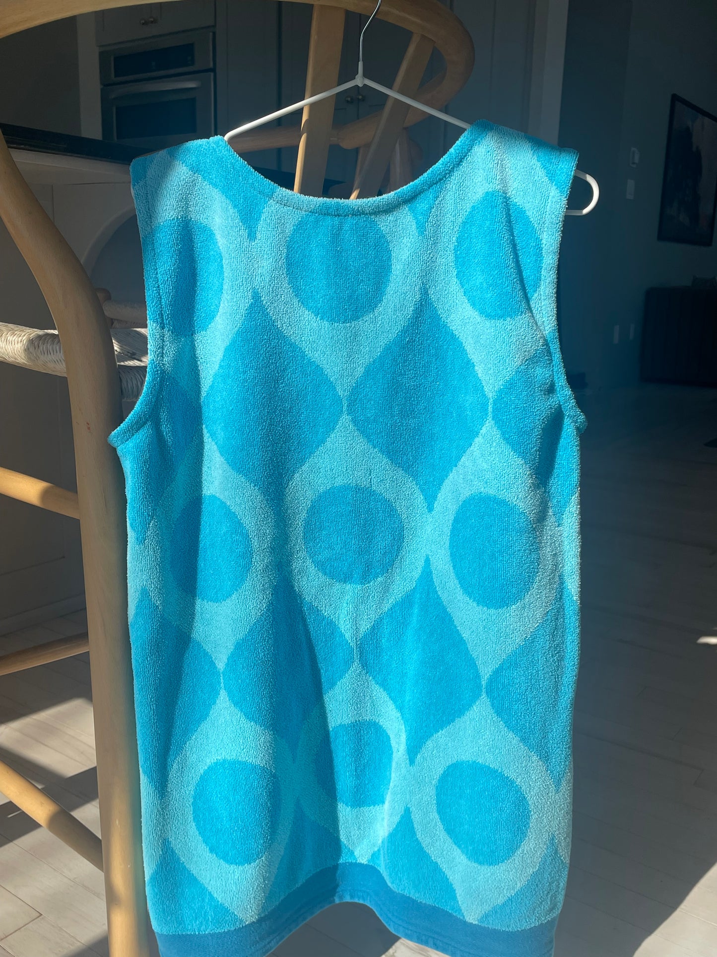 Towel dress - Blue wave