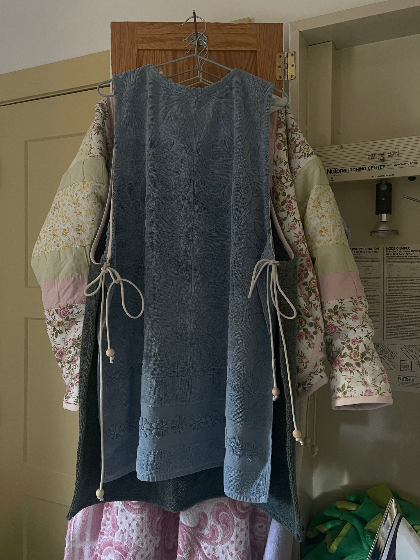 Towel coverup - Dusty blue