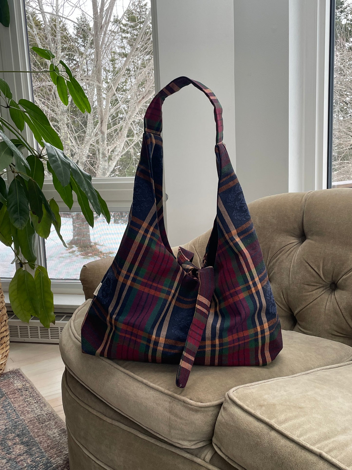 Slouch bag - Preppy plaid