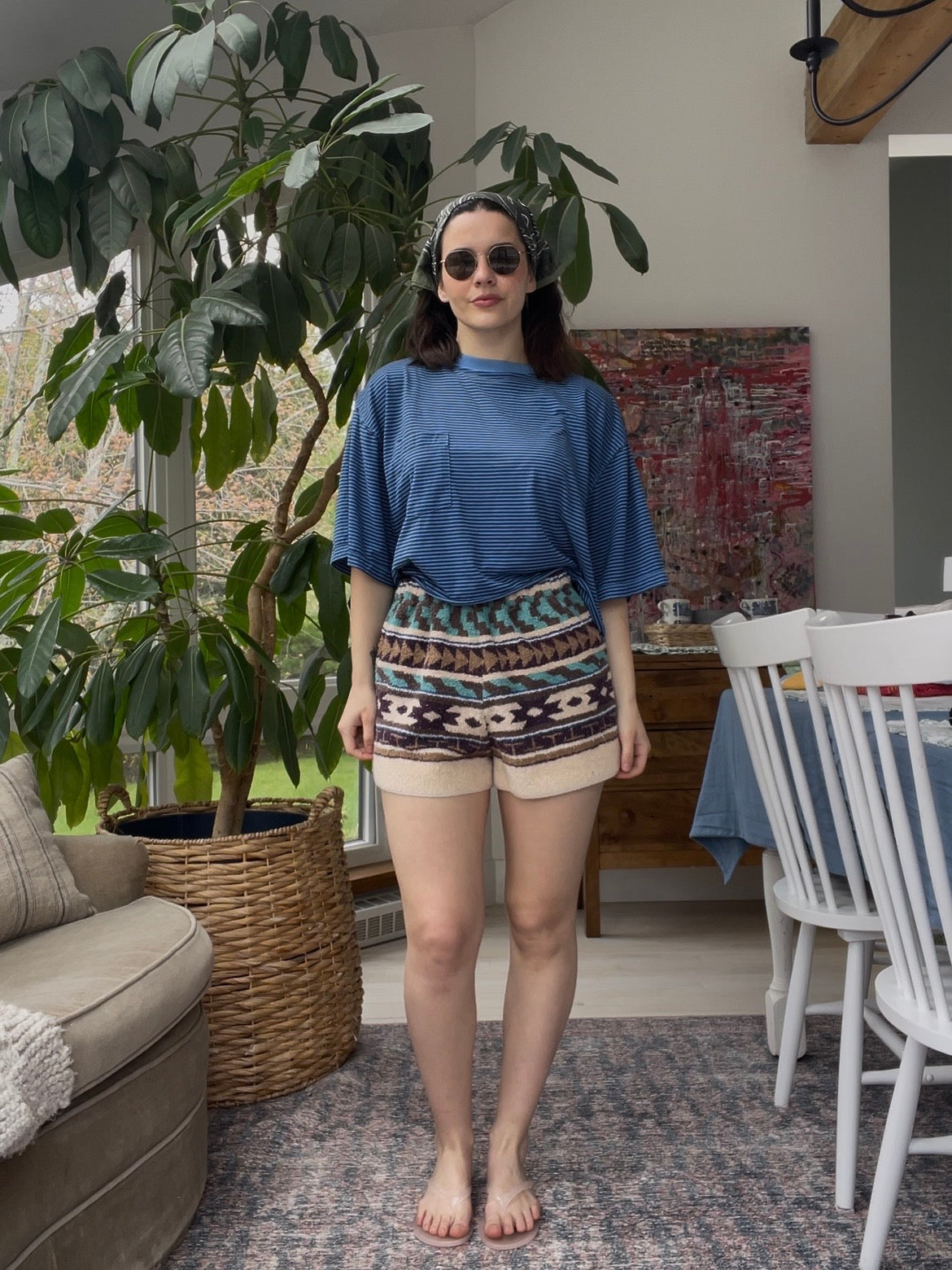 Towel short - Aztec