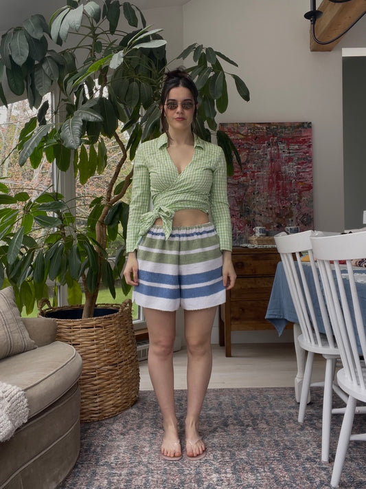 Towel short - Sailing blue