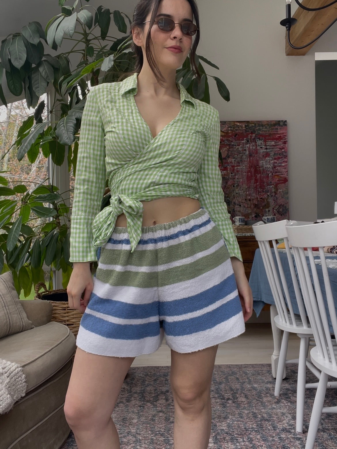 Towel short - Sailing blue