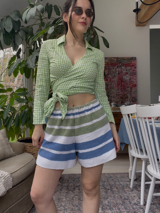 Towel short - Sailing blue