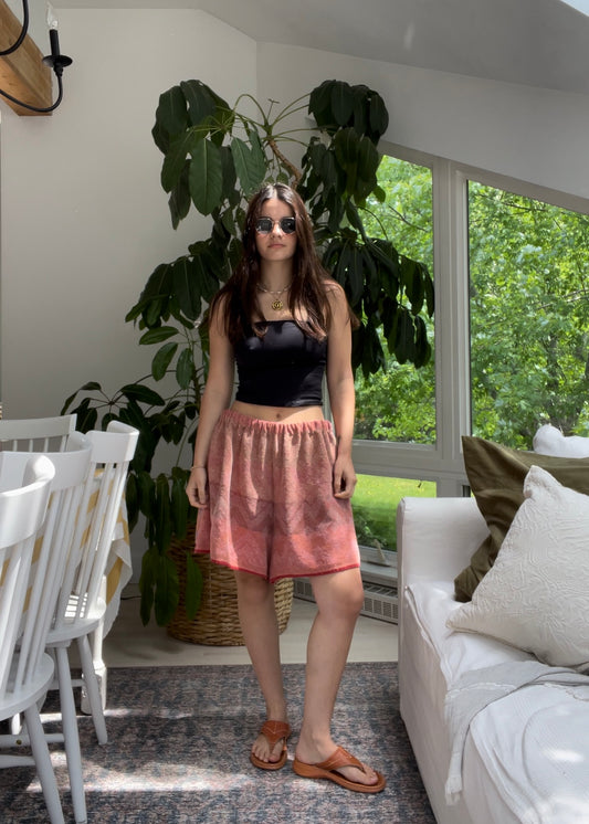 Towel short - Red