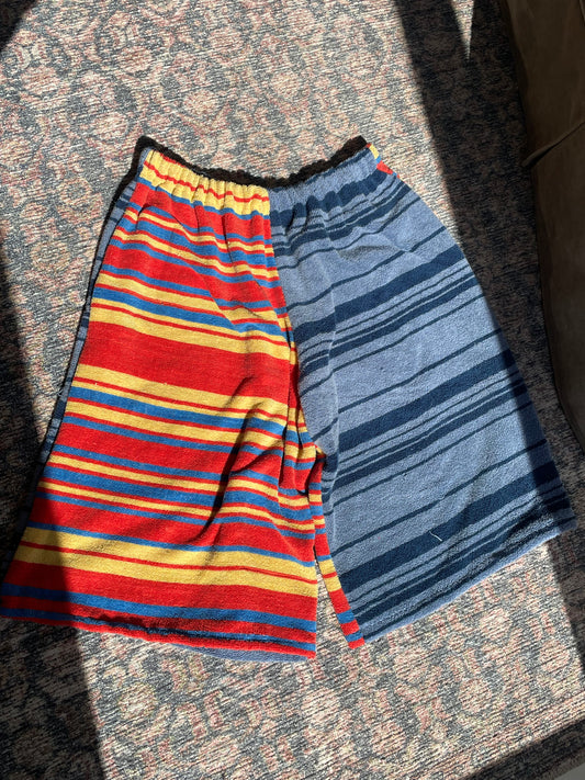 Towel short - Two tone