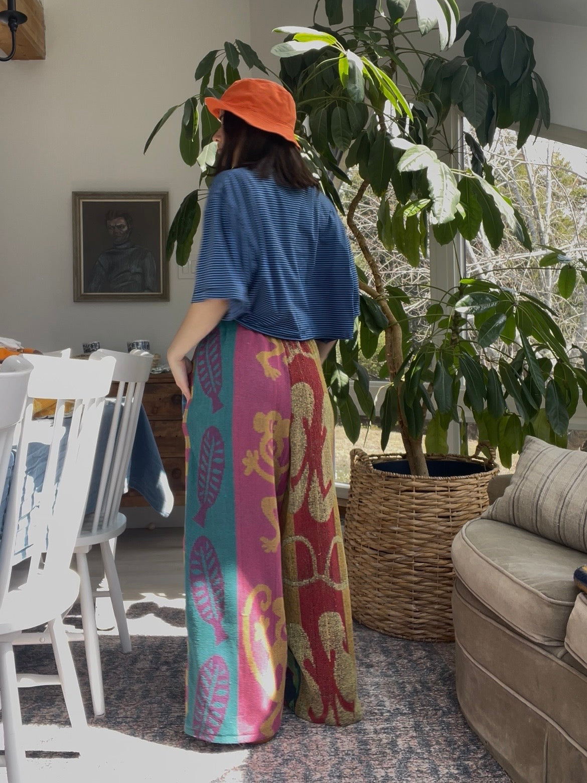 Towel pant - Bird of paradise