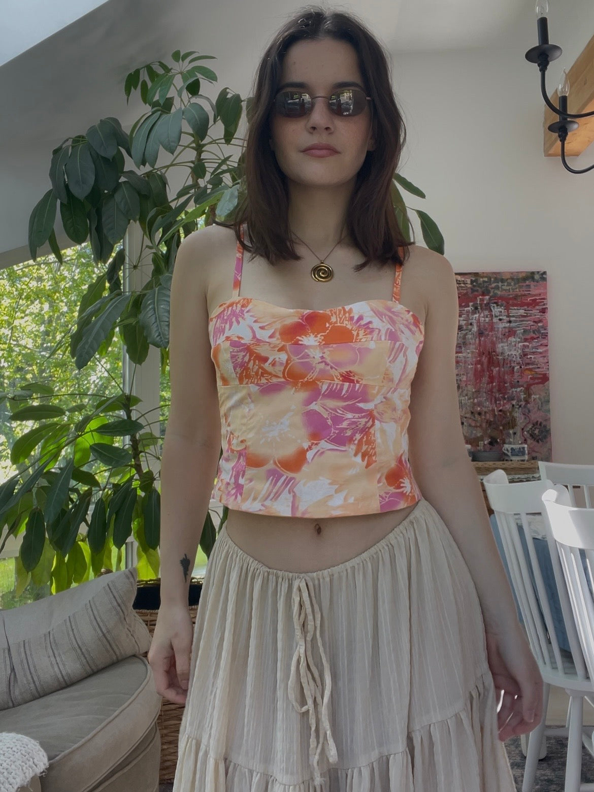 Hibiscus corset
