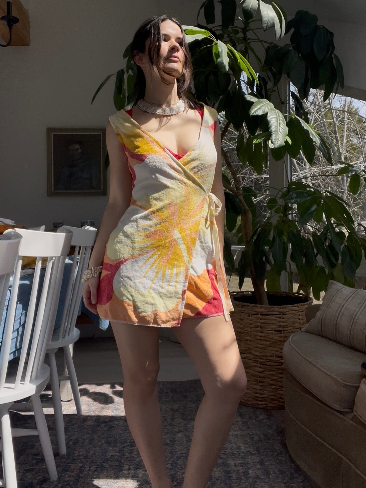 Towel dress - Tangerine