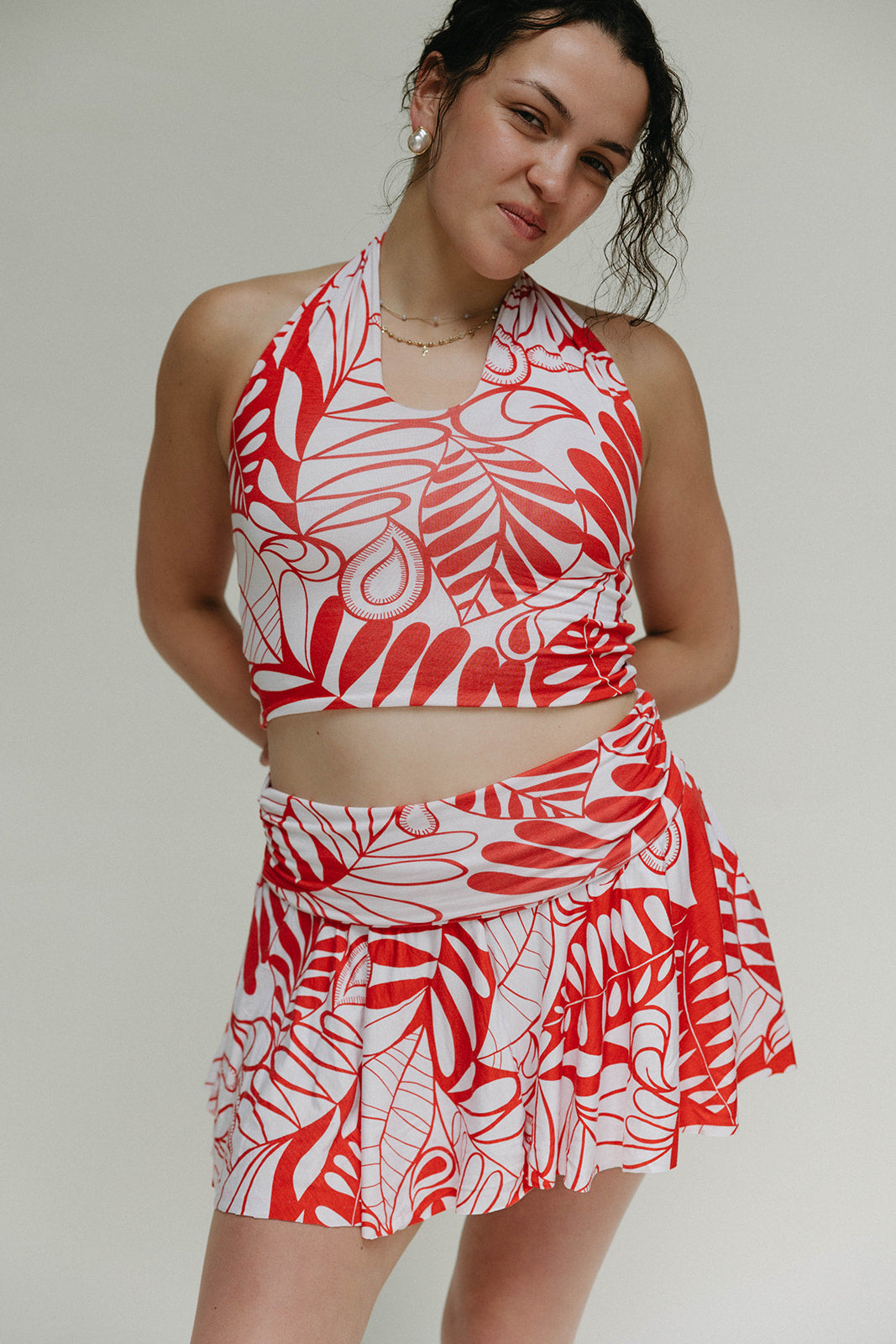 Cotton skirt set