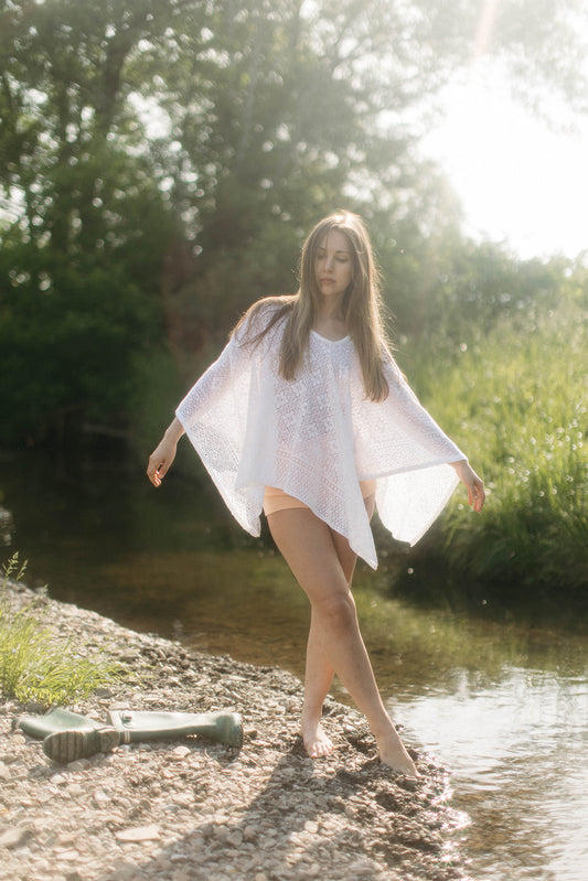 Crochet poncho