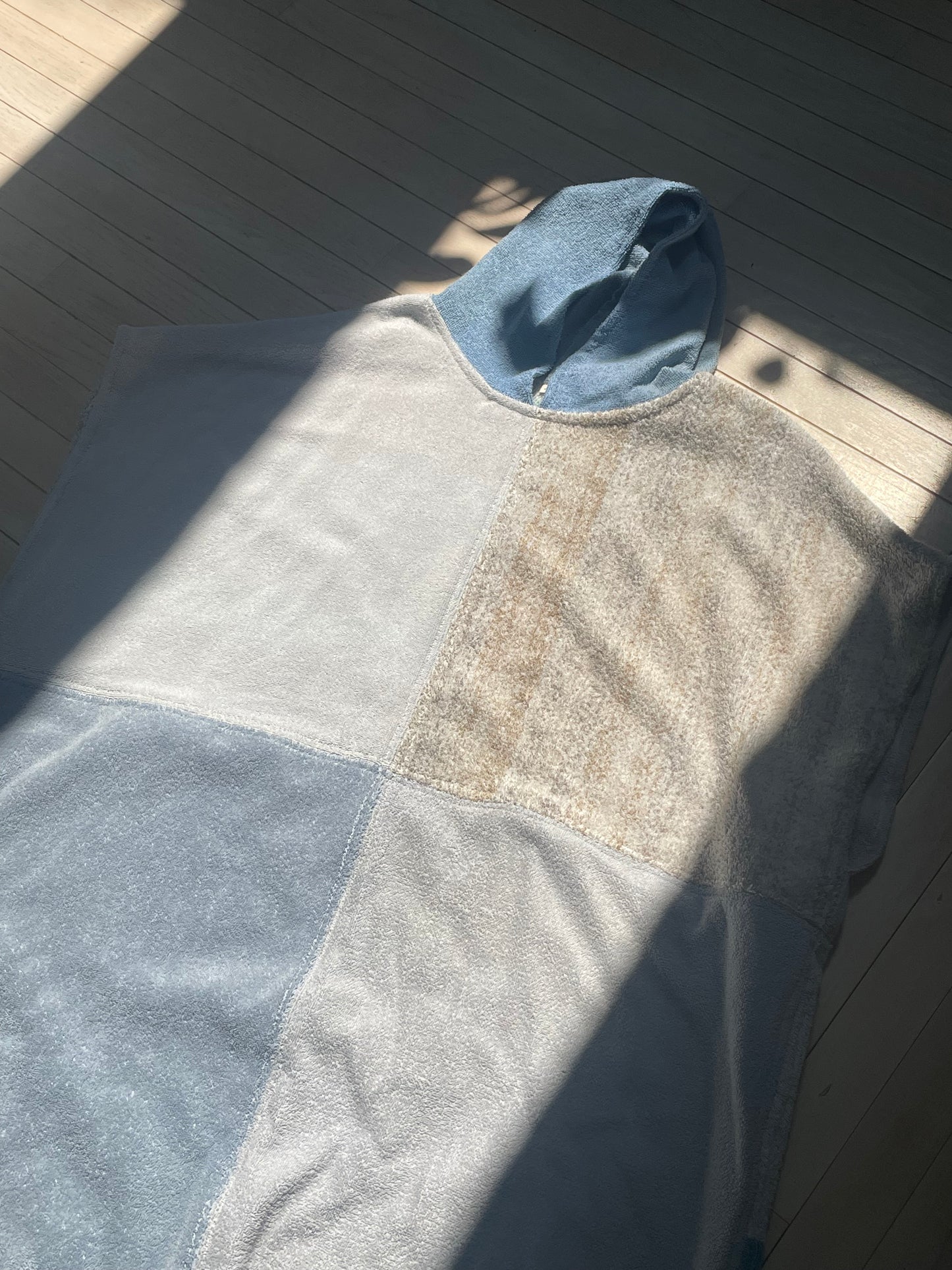 Towel poncho - sailor blue