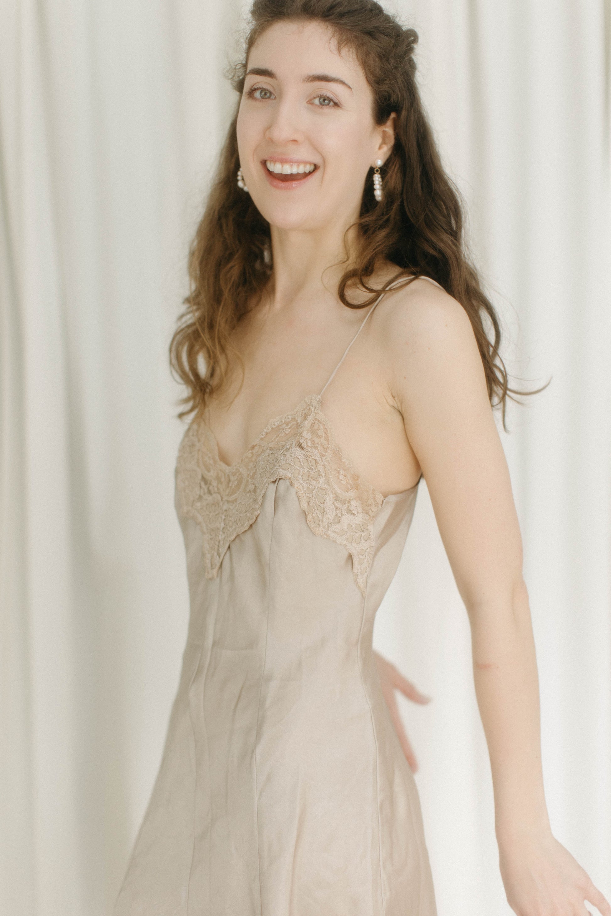 Vintage dark champagne slip dress lakethelabel Vintage dark champagne slip dress lakethelabel