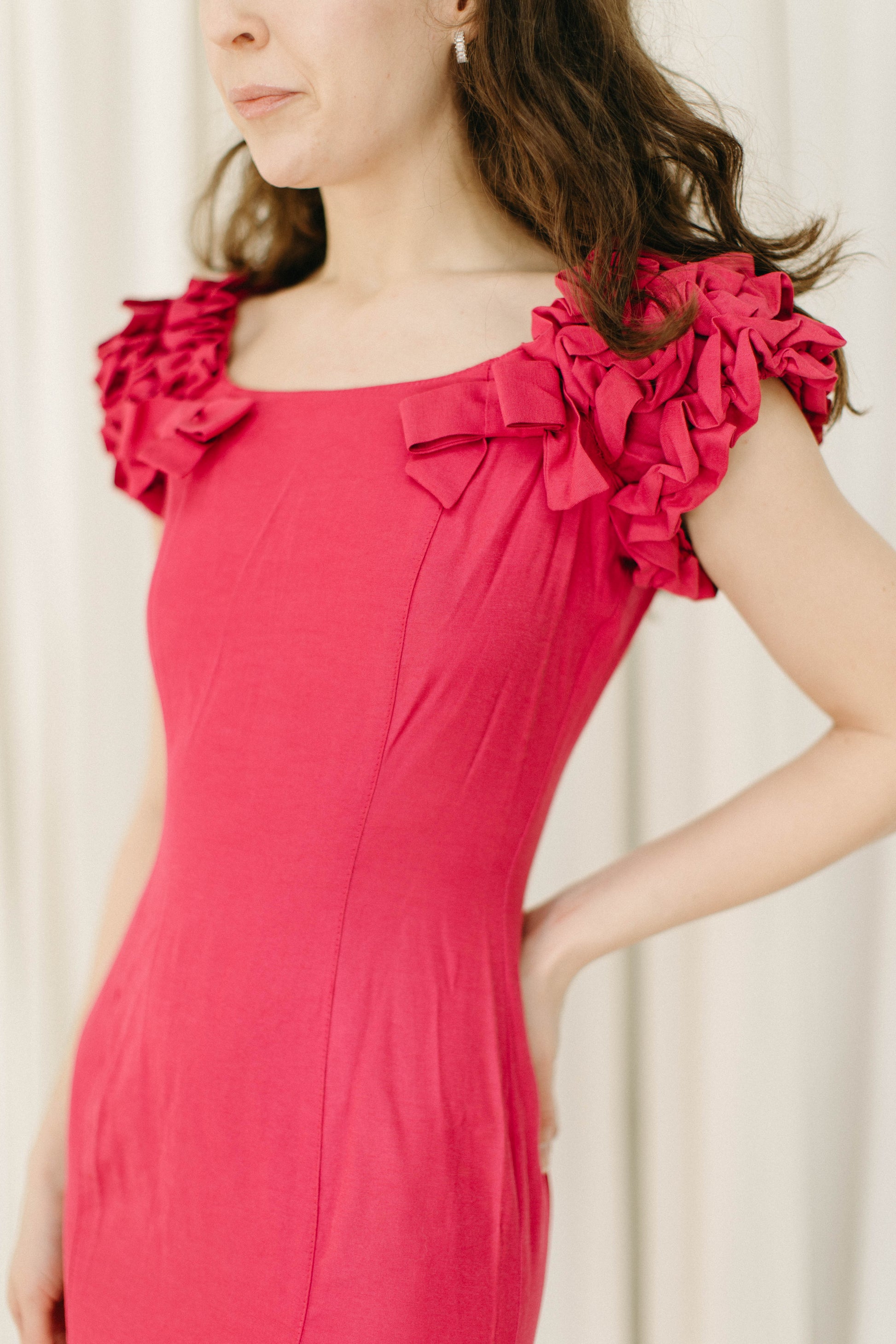 Vintage 80s fuchsia mini dress – lakethelabel Vintage 80s fuchsia mini dress – lakethelabel